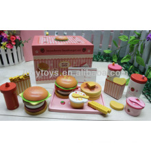 Strawberry hamburger set food toy